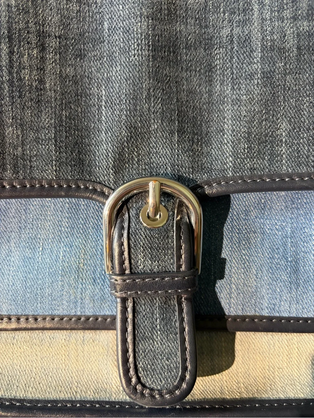NWOT Michael Kors Cooper Large Denim School Satchel